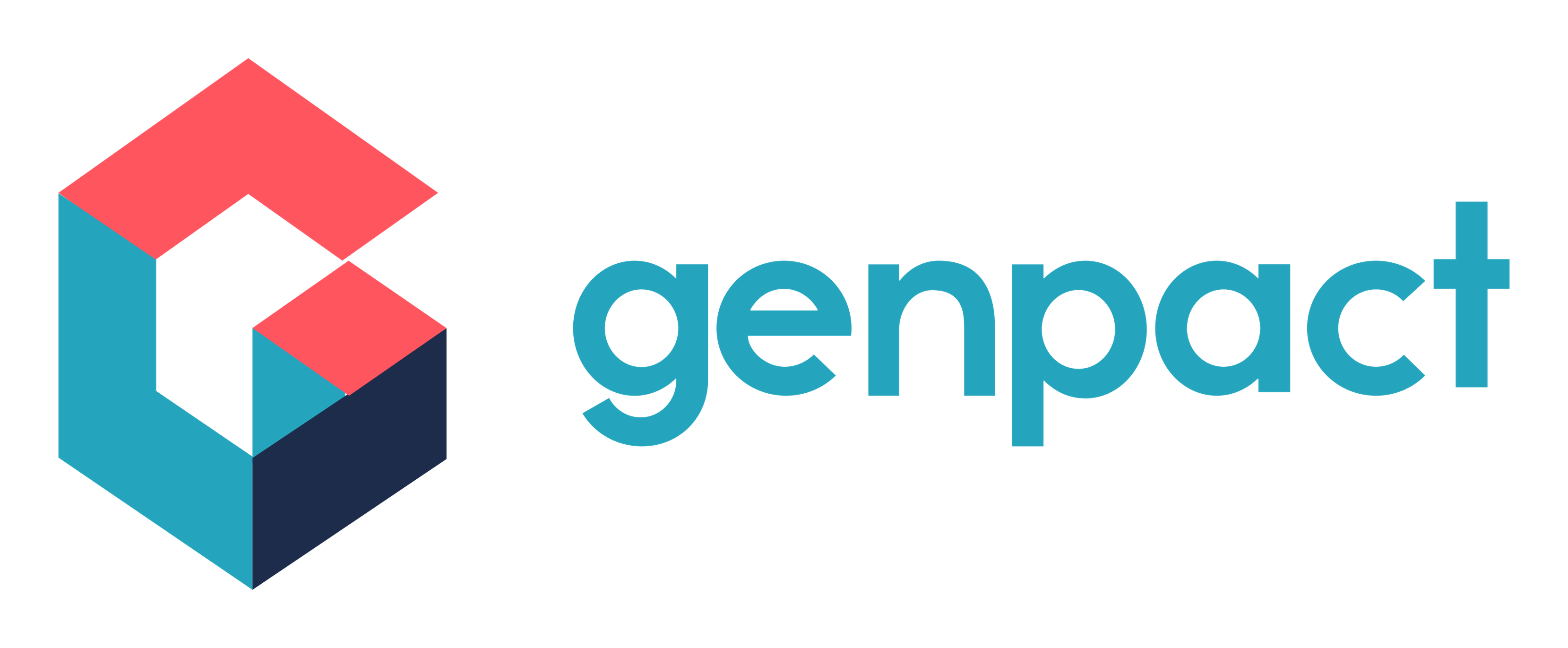 Genpact logo on a transparent background