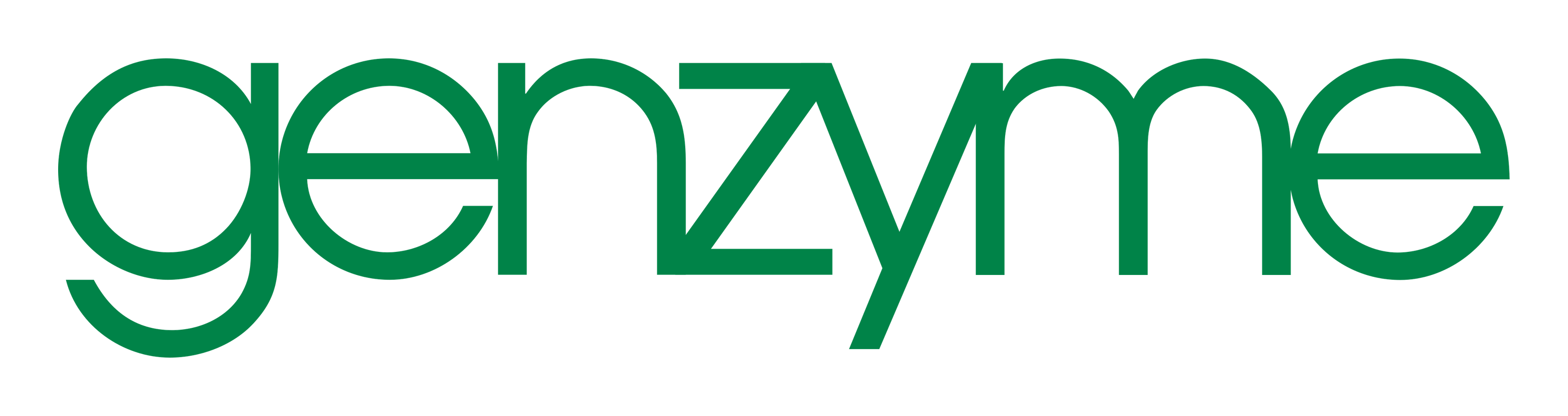 Genzyme Logo auf transparentem Hintergrund