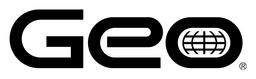 Geo logo, black wordmark version, on a transparent background