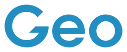 Geo logo, wordmark version, on a transparent background