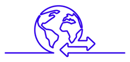 Geodis logo, horizontal version, on a transparent background