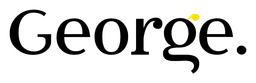George logo, black wordmark version, on a transparent background