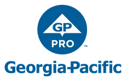 Georgia Pacific logo, horizontal version, on a transparent background