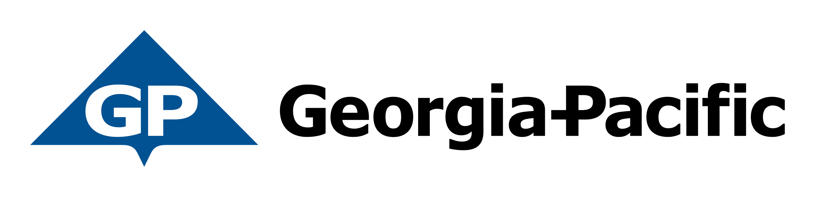 Georgia Pacific logo on a transparent background