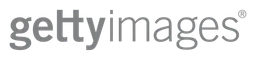 Getty Images logo, monochrome wordmark version, on a transparent background