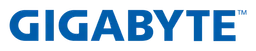 Gigabyte logo, wordmark version, on a transparent background