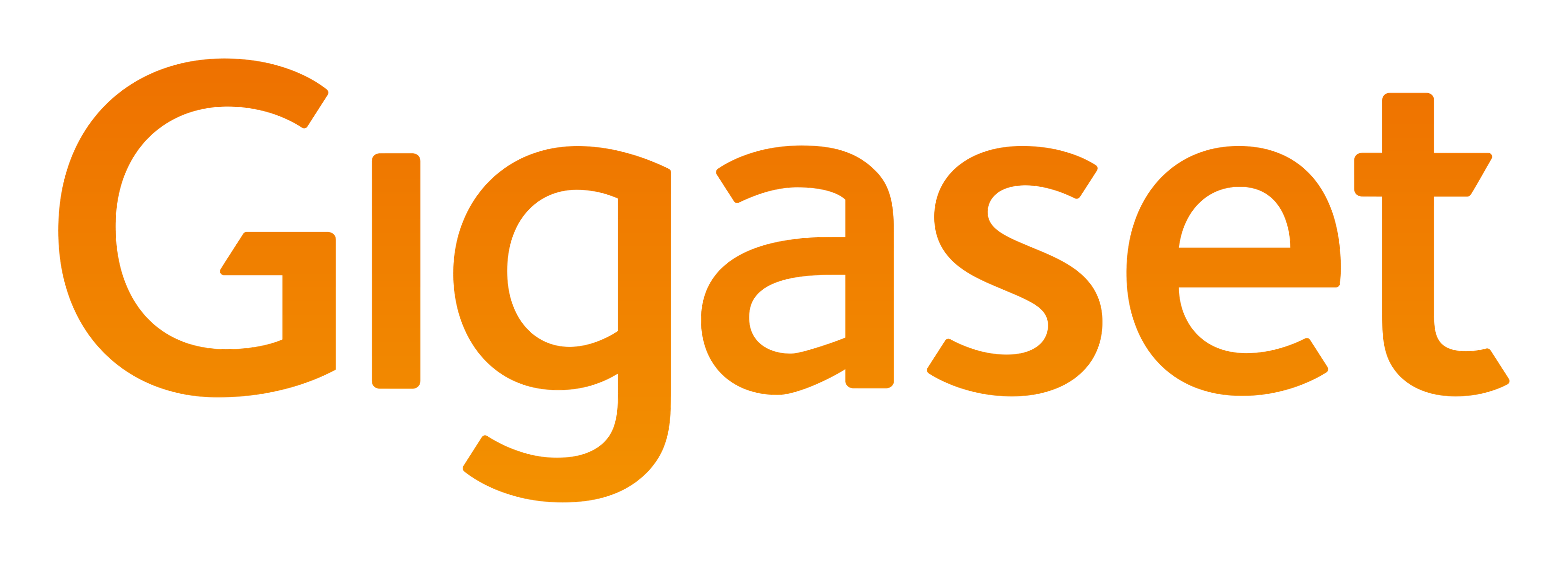 Gigaset logo on a transparent background