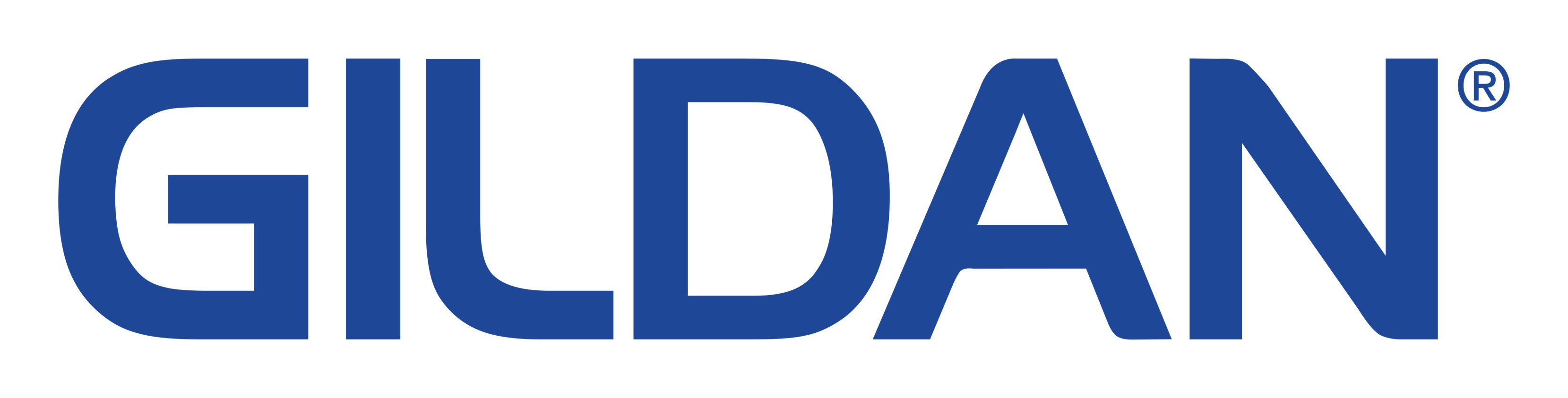 Gildan logo on a transparent background