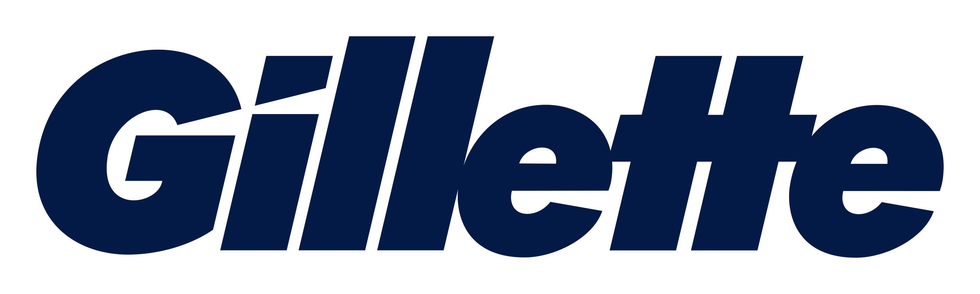 Gillette Logo auf transparentem Hintergrund