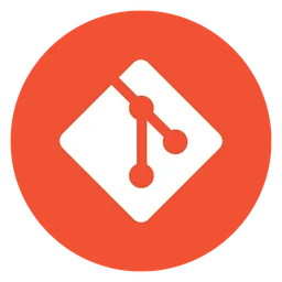 Git logo, icon version, on a transparent background