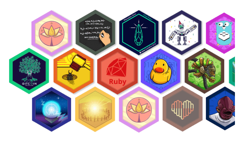Gitcoin logo on a transparent background