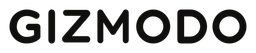 Logo Gizmodo, version logotype noir, sur fond transparent