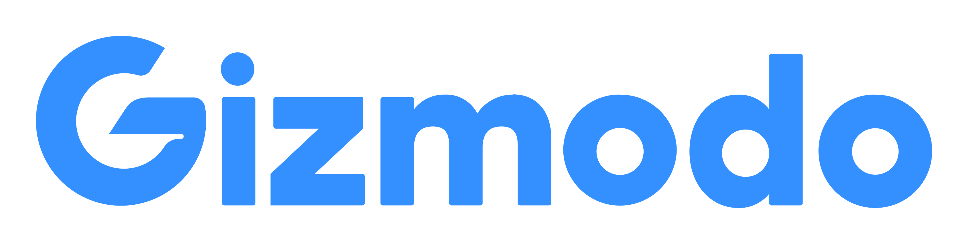 Logo Gizmodo sur fond transparent