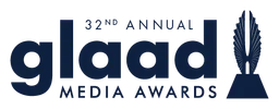 Glaad Logo, Variante Wortmarke, auf transparentem Hintergrund