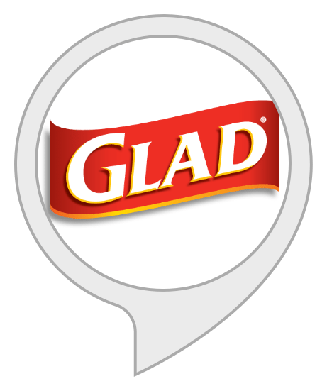 Glad logo on a transparent background