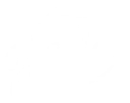 Glade logo, white version, on a transparent background