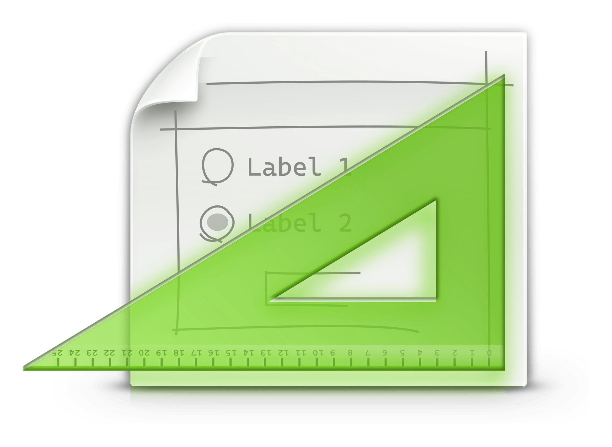 Glade logo on a transparent background