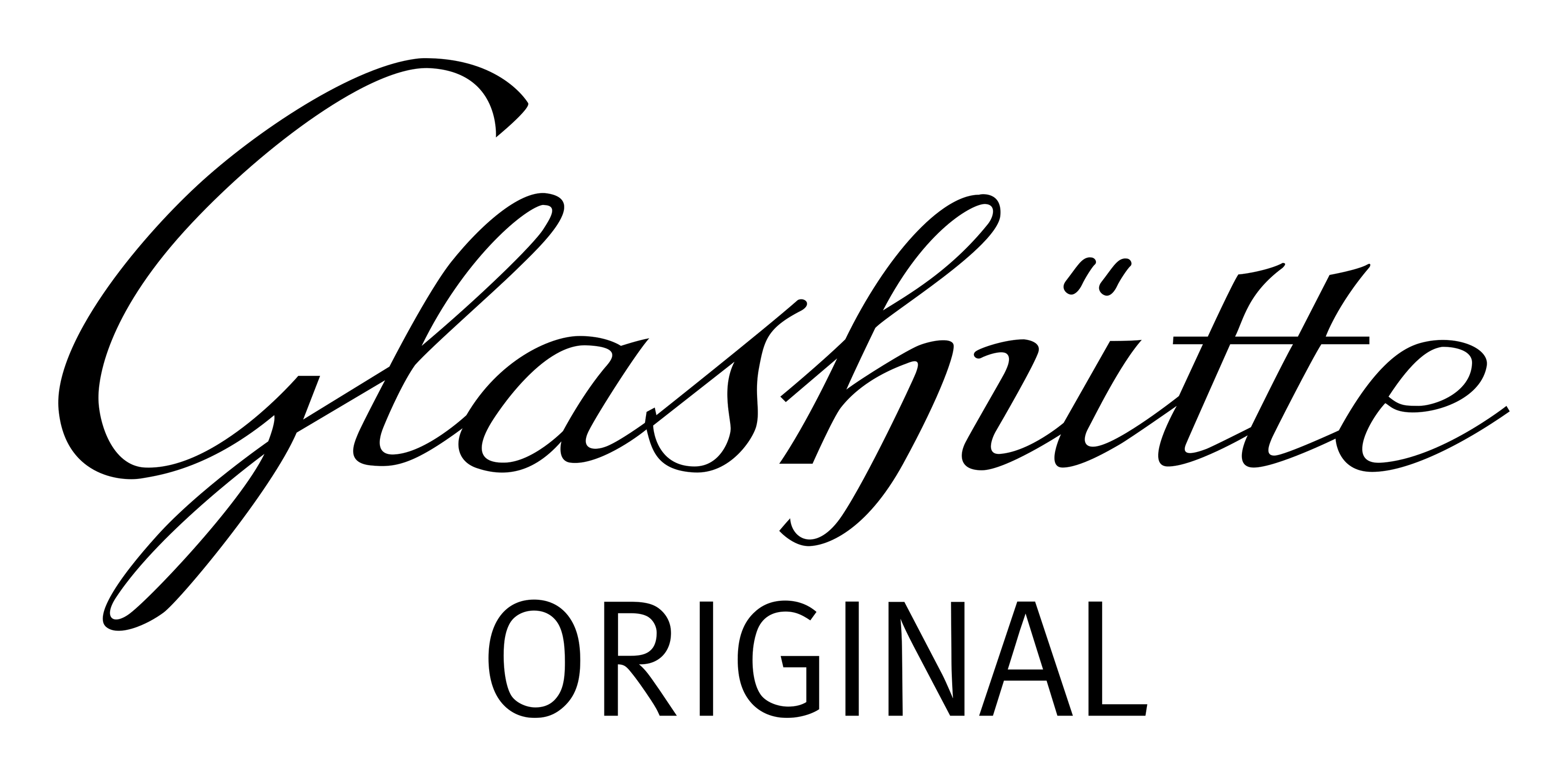Glashutte Original logo on a transparent background
