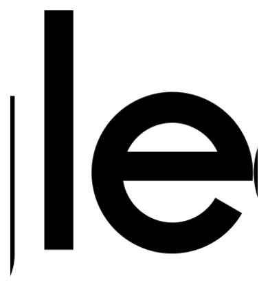 Glee logo, black icon version, on a transparent background