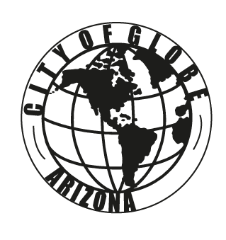 Globe logo, monochrome icon version, on a transparent background