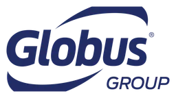 Globus logo, horizontal version, on a transparent background