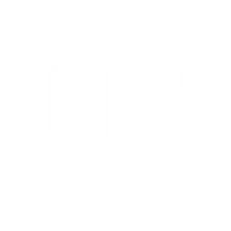 GM logo, white icon version, on a transparent background