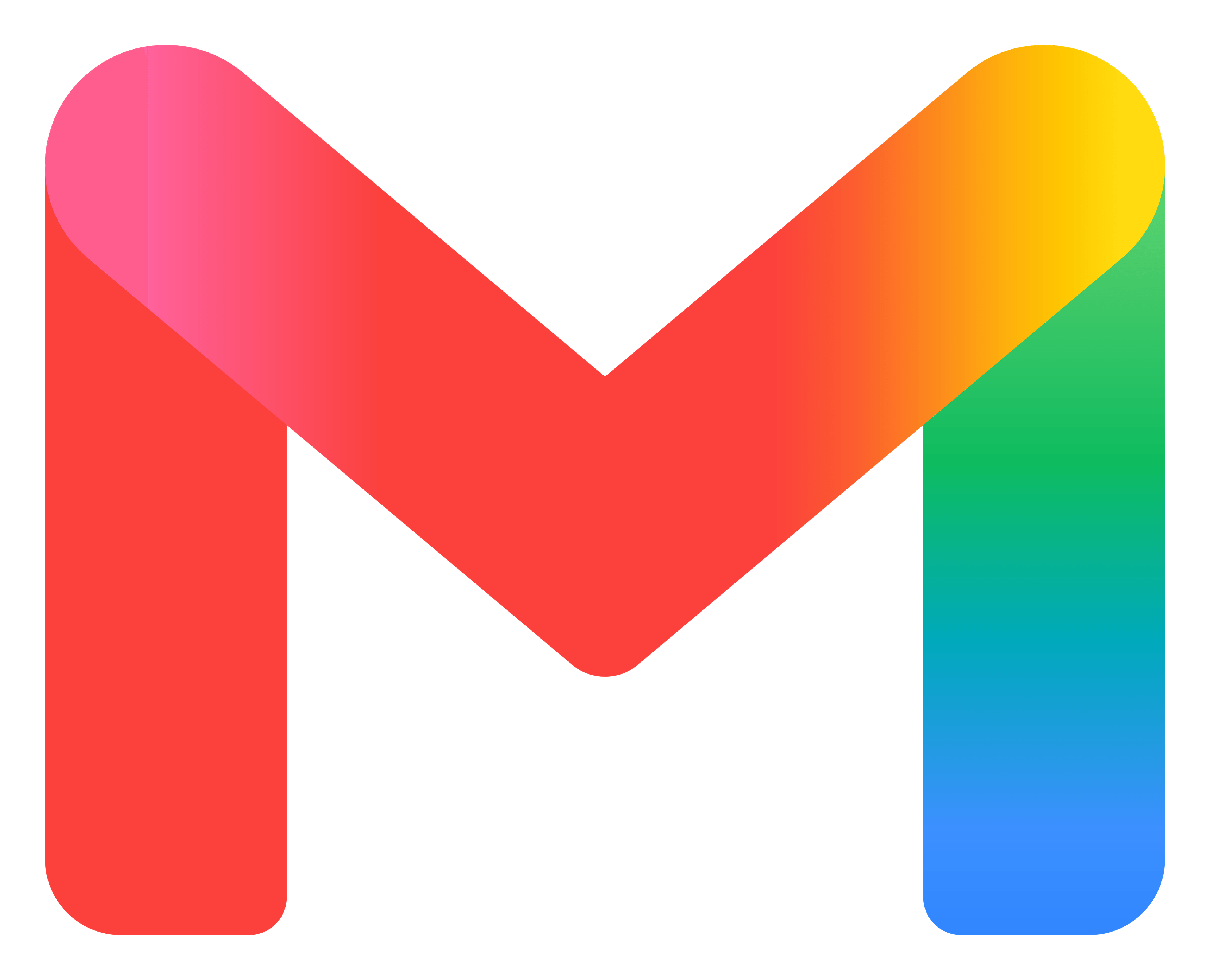 Gmail logo on a transparent background
