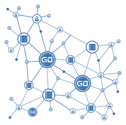 Gobyte logo, icon version, on a transparent background