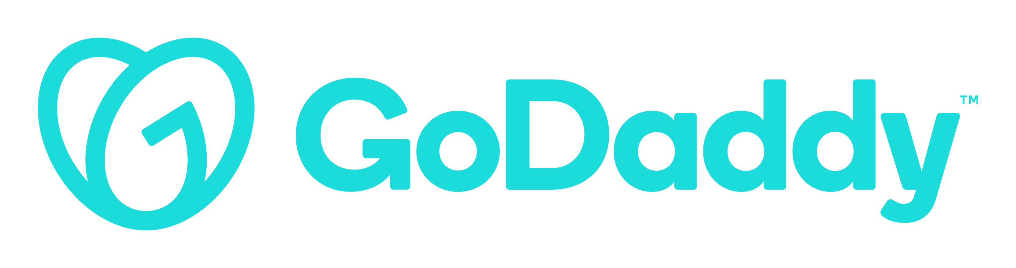 Logo da Godaddy em fundo transparente