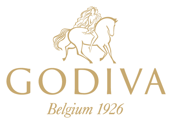 Godiva logo on a transparent background