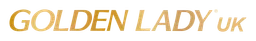 Golden Lady logo, wordmark version, on a transparent background