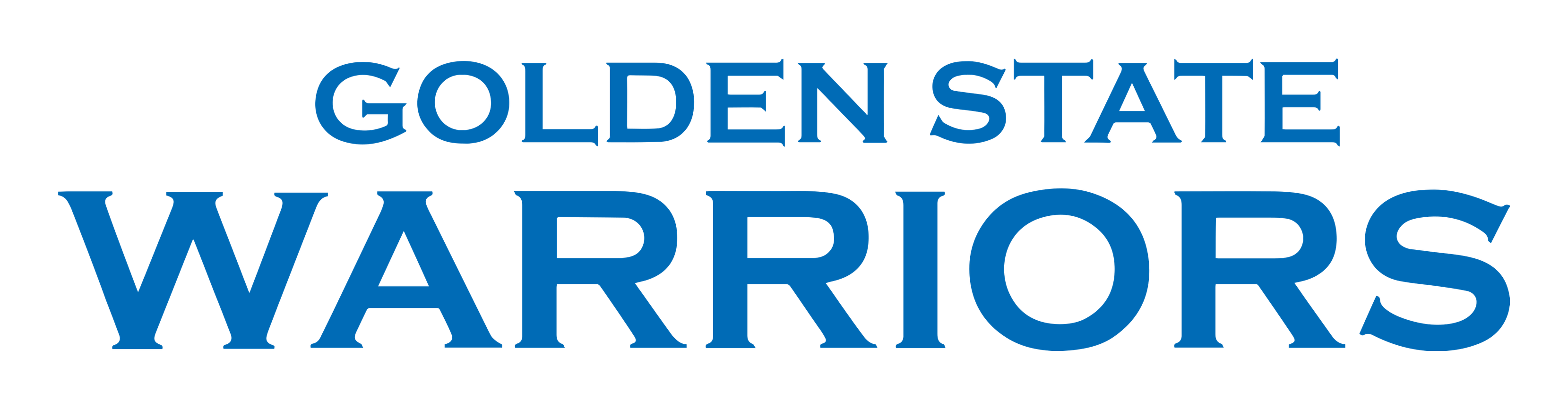 Golden State Warriors logo on a transparent background