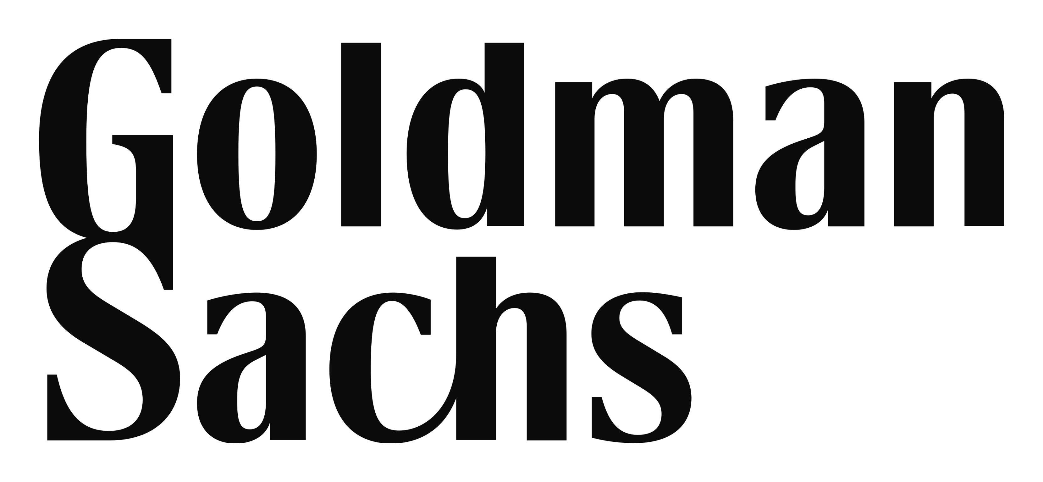Goldman Sachs logo on a transparent background
