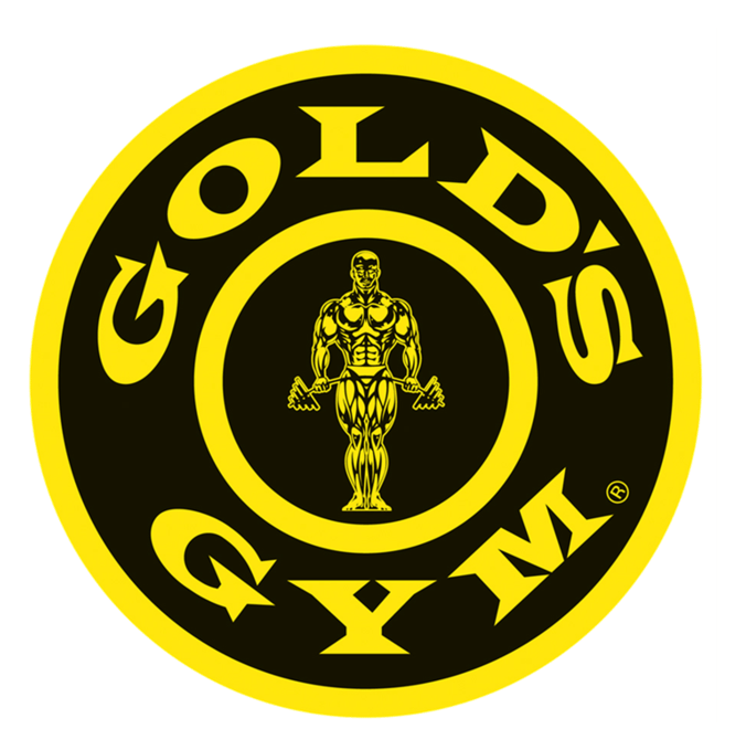 Golds Gym Logo auf transparentem Hintergrund