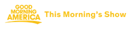 Good Morning America logo, wordmark version, on a transparent background