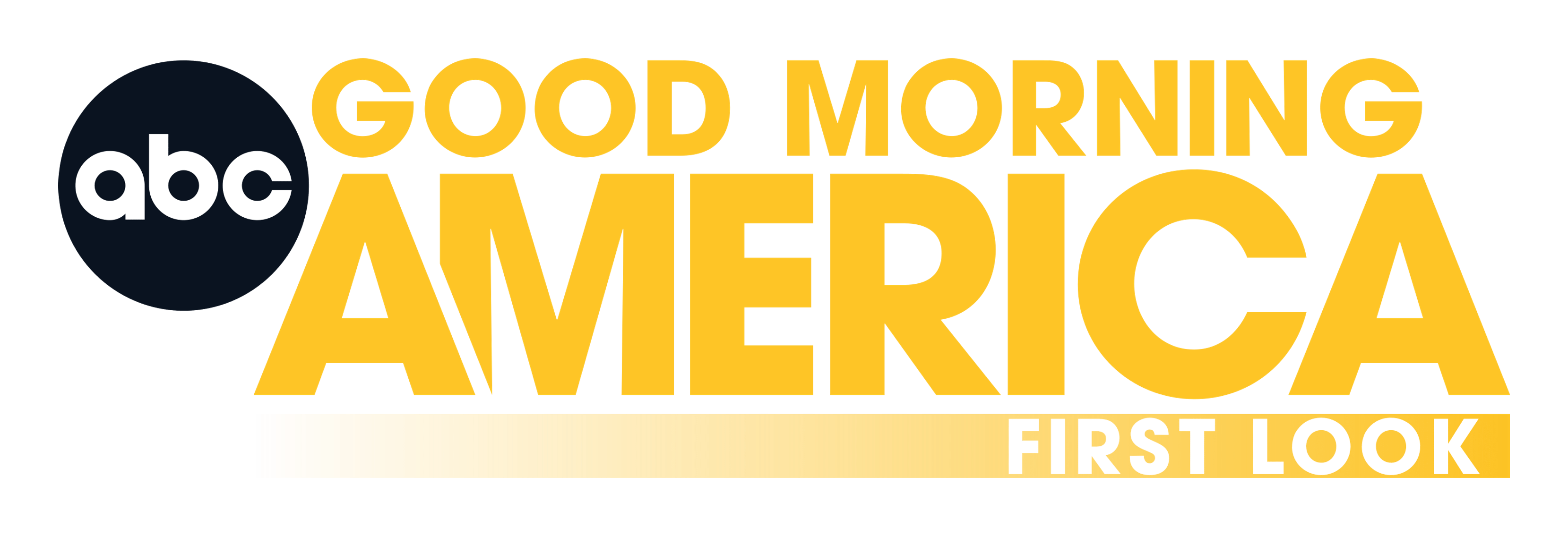 Good Morning America logo on a transparent background