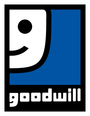 Goodwill logo, horizontal version, on a transparent background
