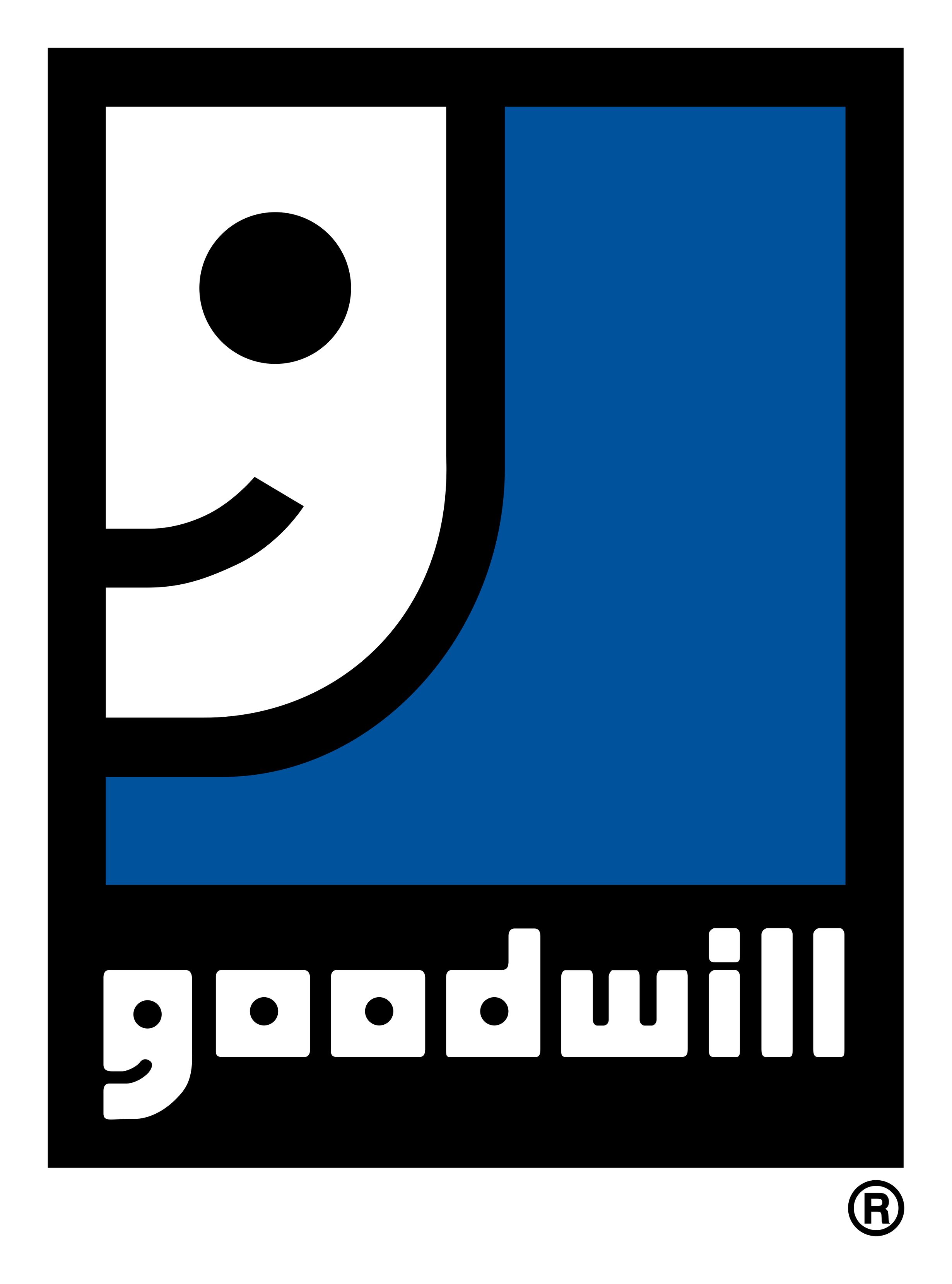 Goodwill logo on a transparent background