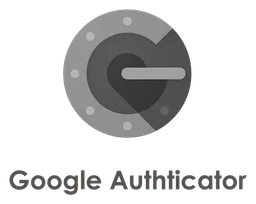 Google Authenticator logo, monochrome version, on a transparent background