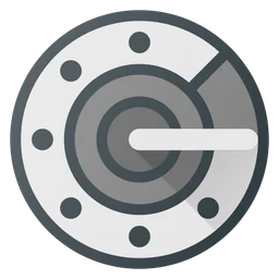 Google Authenticator logo, monochrome icon version, on a transparent background