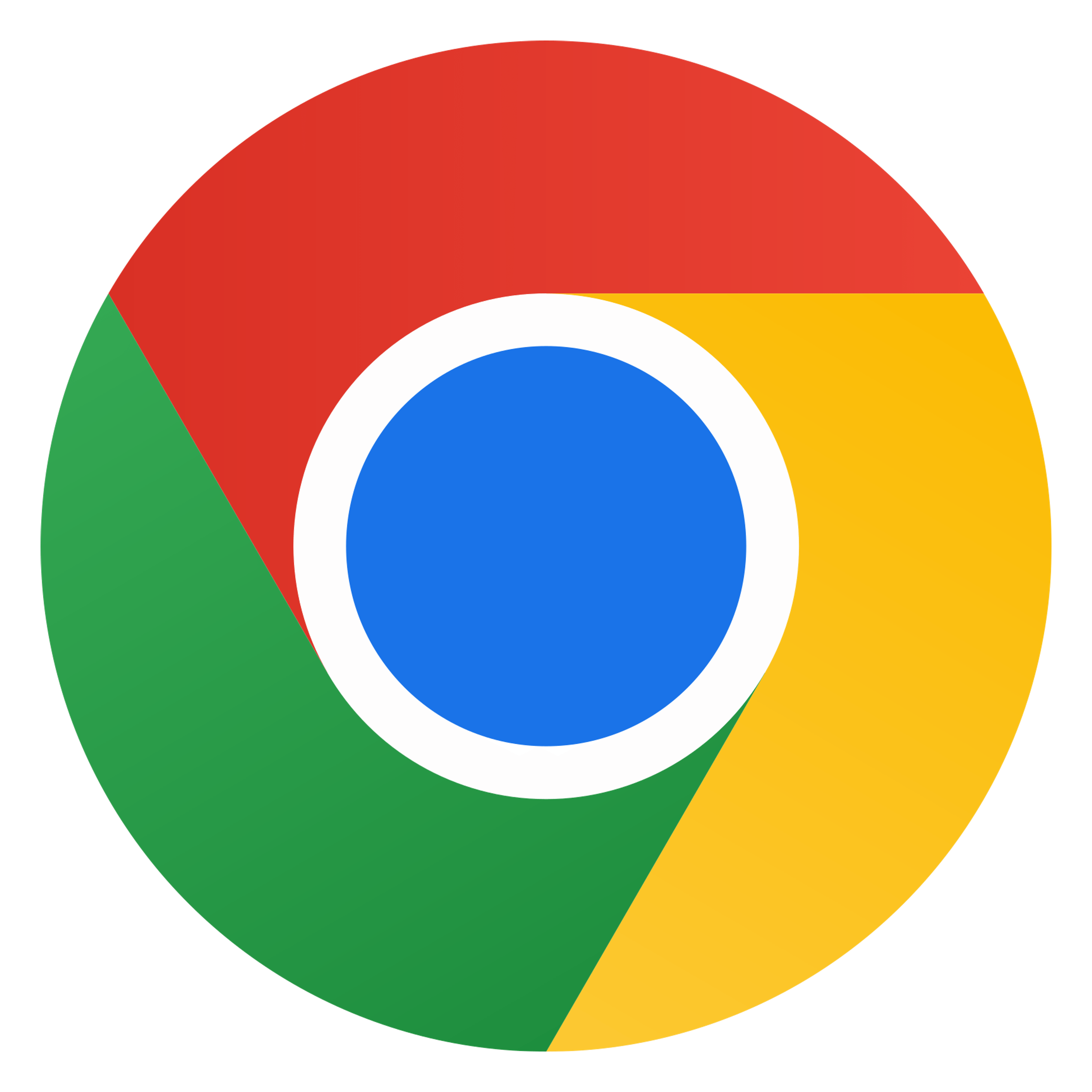 Google Chrome logo on a transparent background