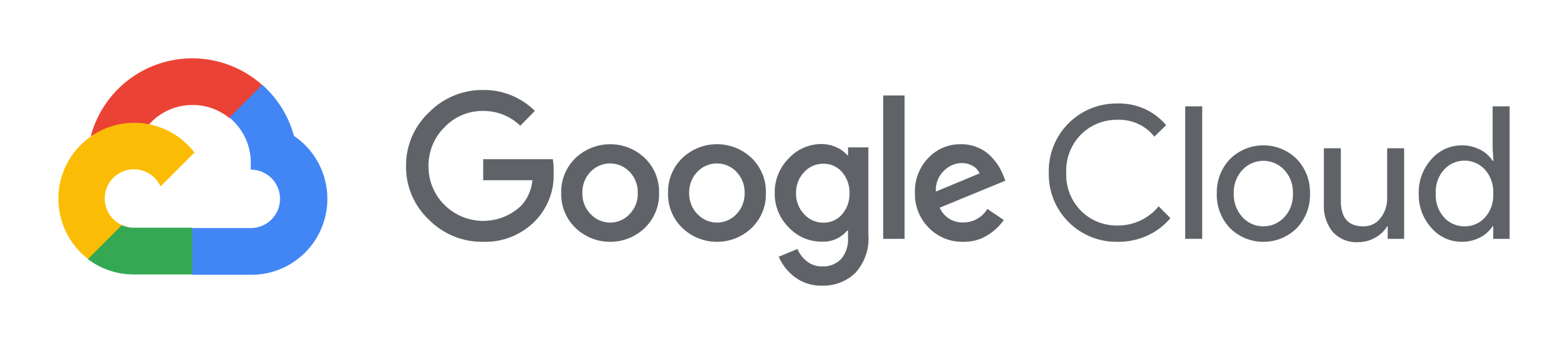 Google Cloud logo on a transparent background