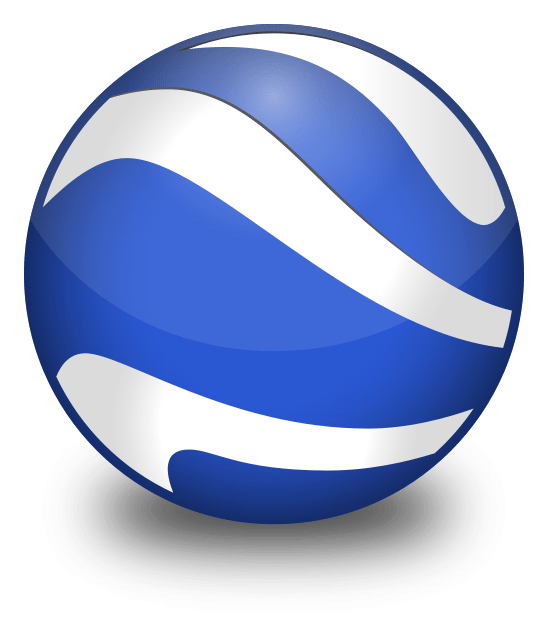 Google Earth logo, icon version, on a transparent background