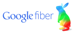 Google Fiber logo, horizontal version, on a transparent background