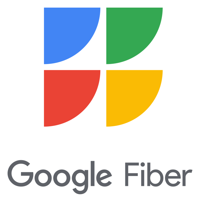 Google Fiber logo, icon version, on a transparent background