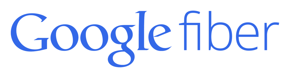 Google Fiber logo on a transparent background