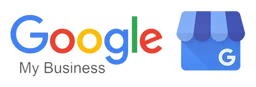 Google Business Profile Logo, Variante Wortmarke, auf transparentem Hintergrund