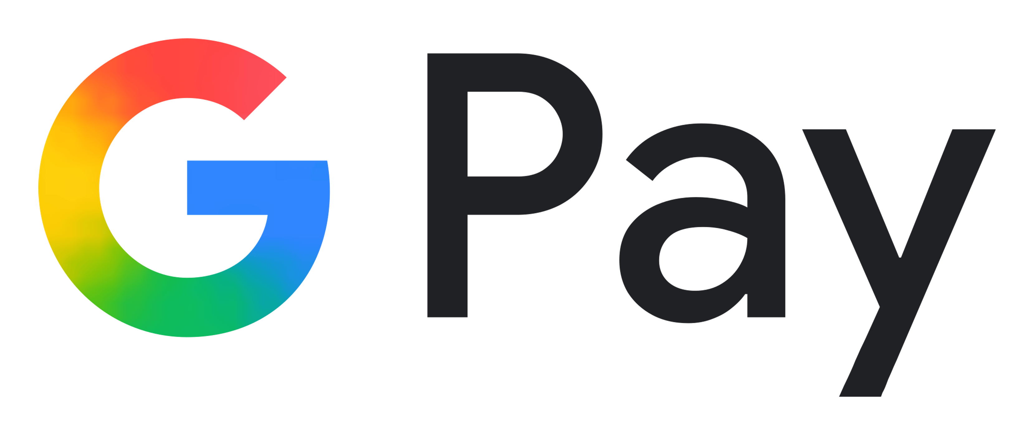 Google Pay logo on a transparent background
