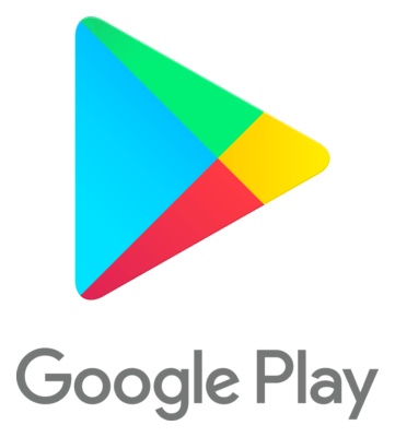 Google Play Download logo, icon version, on a transparent background