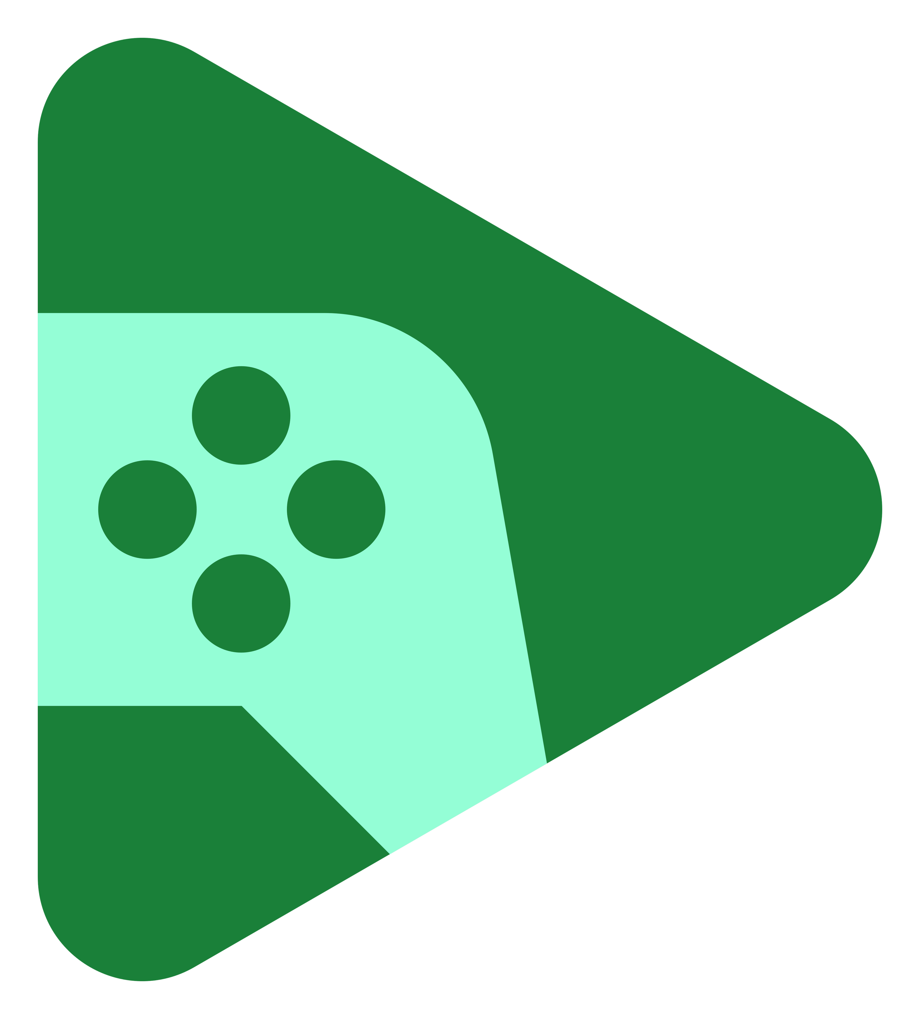 Google Play Games logo on a transparent background